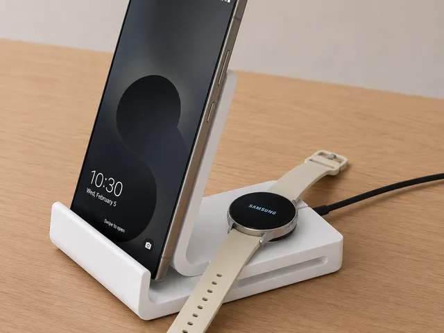 Universal Phone Stand with Samsung Galaxy Watch Charger Holder