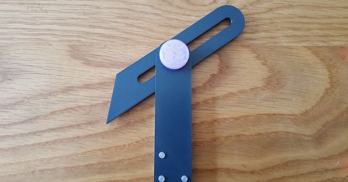 Adjustable Bevel Gauge by SR71 BLAC Download free STL model