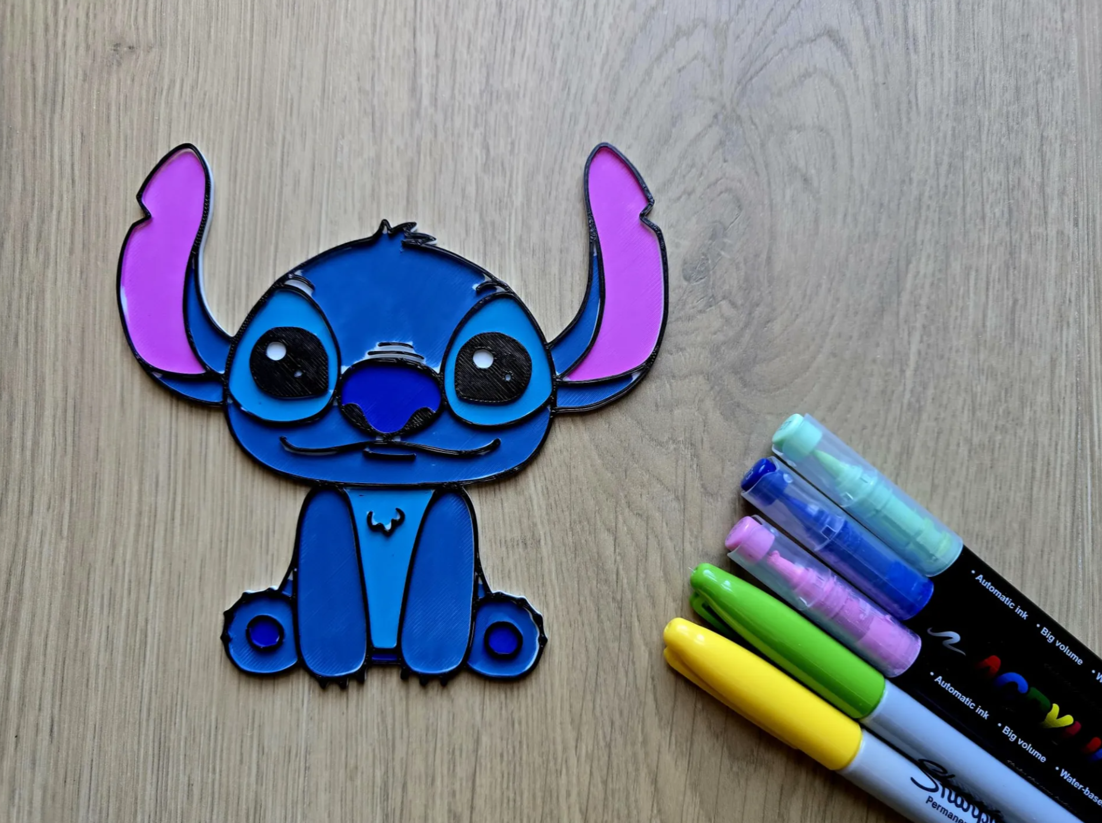 Cute Stitch DIY Coloring Drawing Panel Fun Gift Kid