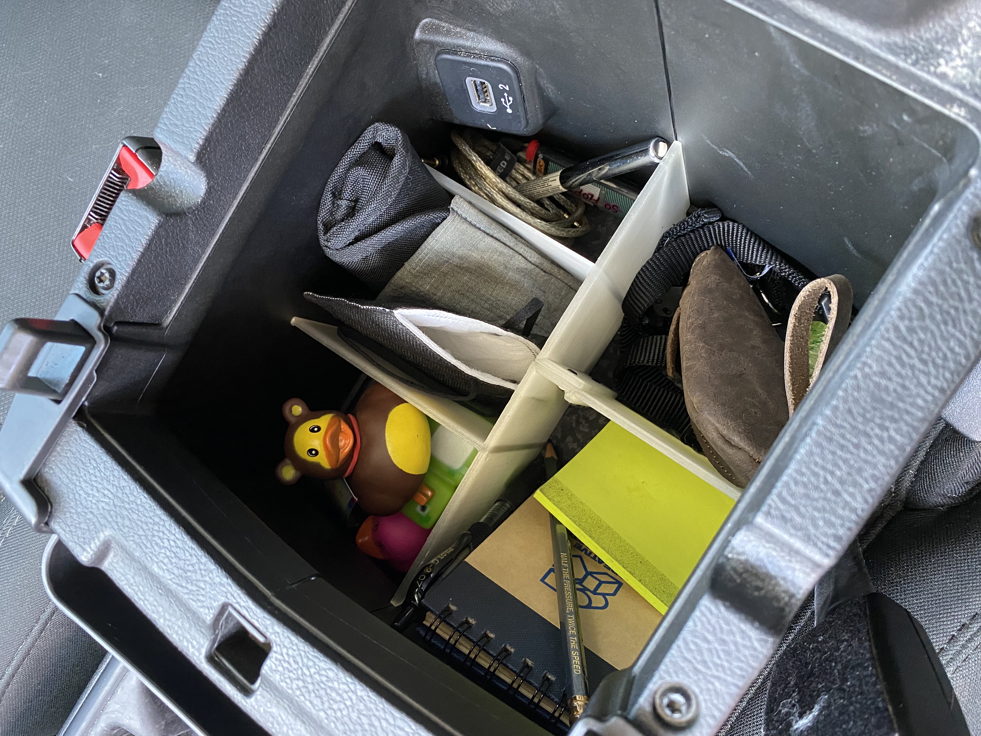 Jeep Wrangler JL (2018+) center console organizer