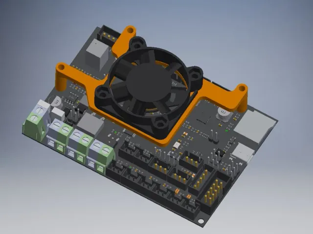 BTT SKR Mini E3 4010 Fan holder