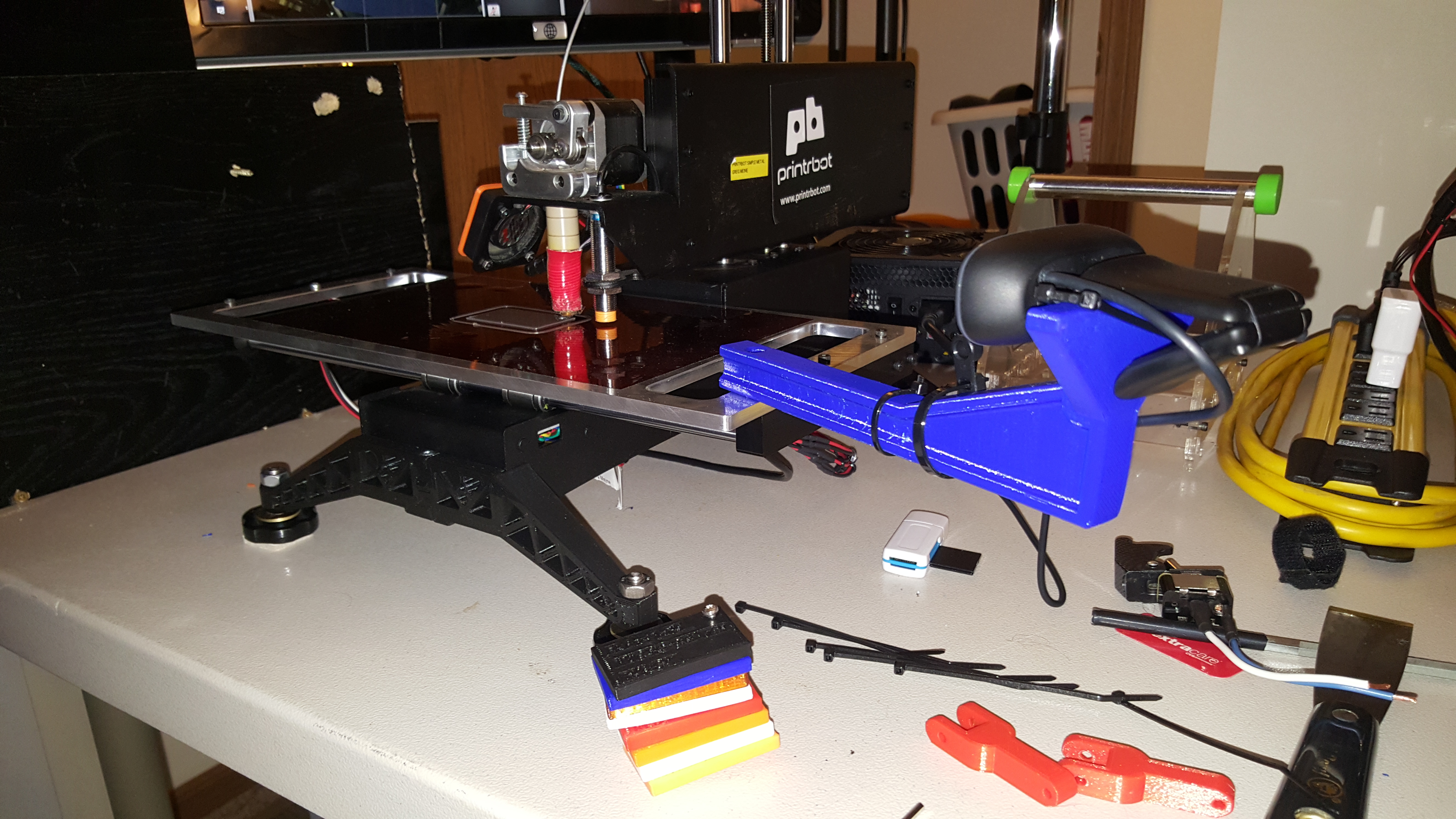 I-beam style webcam mount for Printrbot Simple Metal