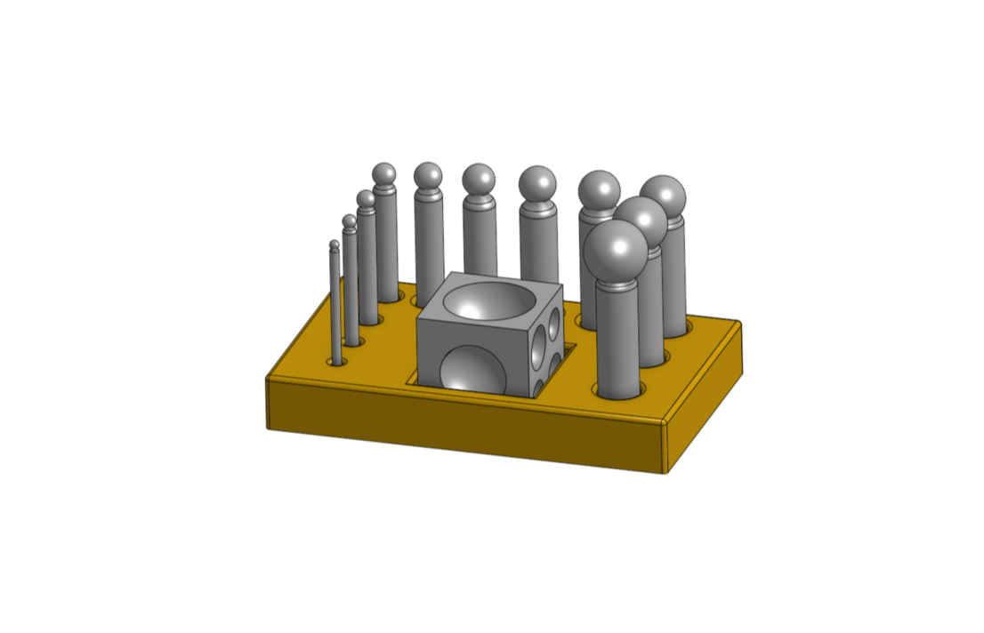 Dapping block punch set