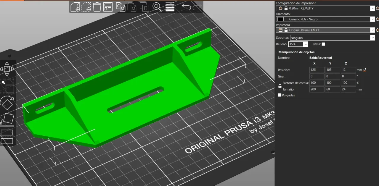 Balda para router by RP209 | Download free STL model | Printables.com