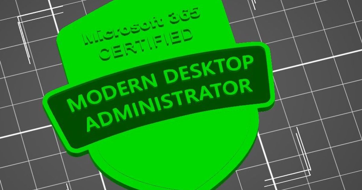 Badge Microsoft Modern Desktop Adminsitrator by RP209 Download free