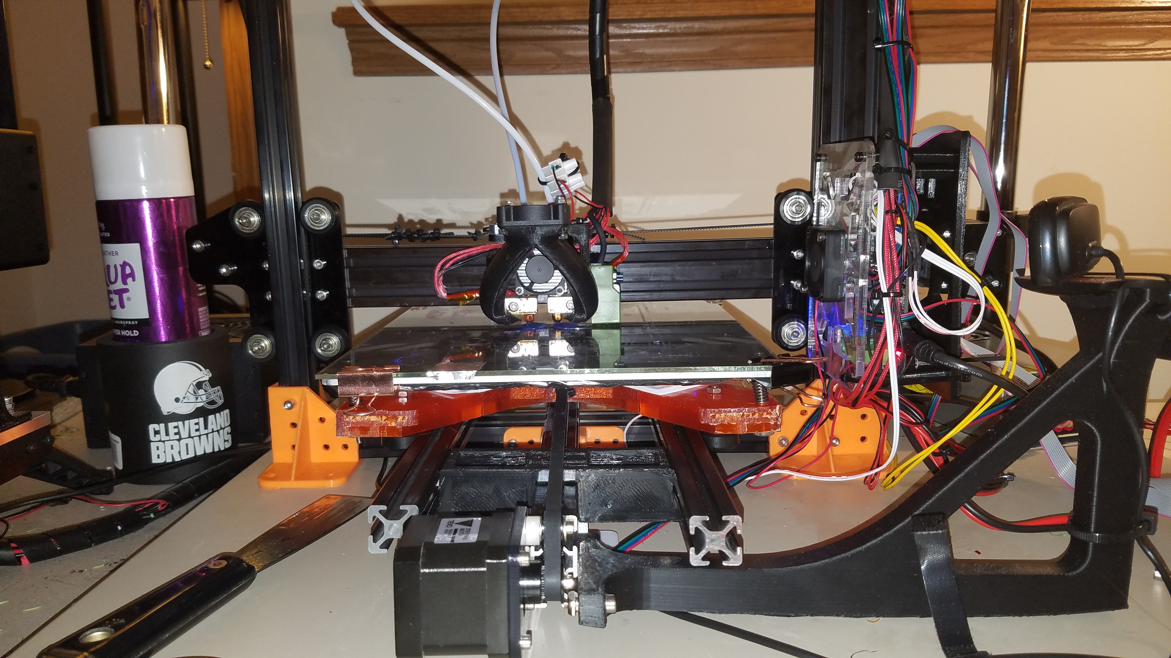 Tevo Tarantula Webcam Mount, Bottom most 8020 rail