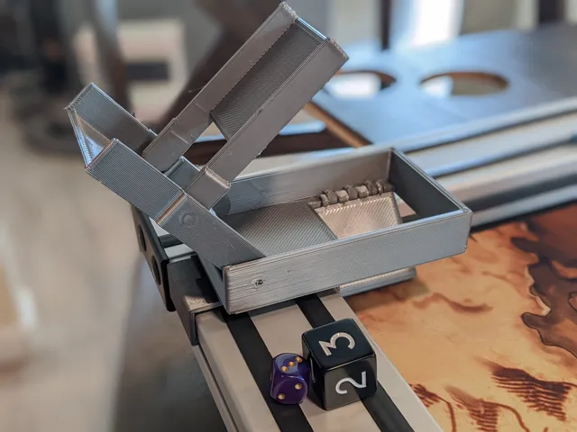 Aluminum 15 series roll-in dice tower