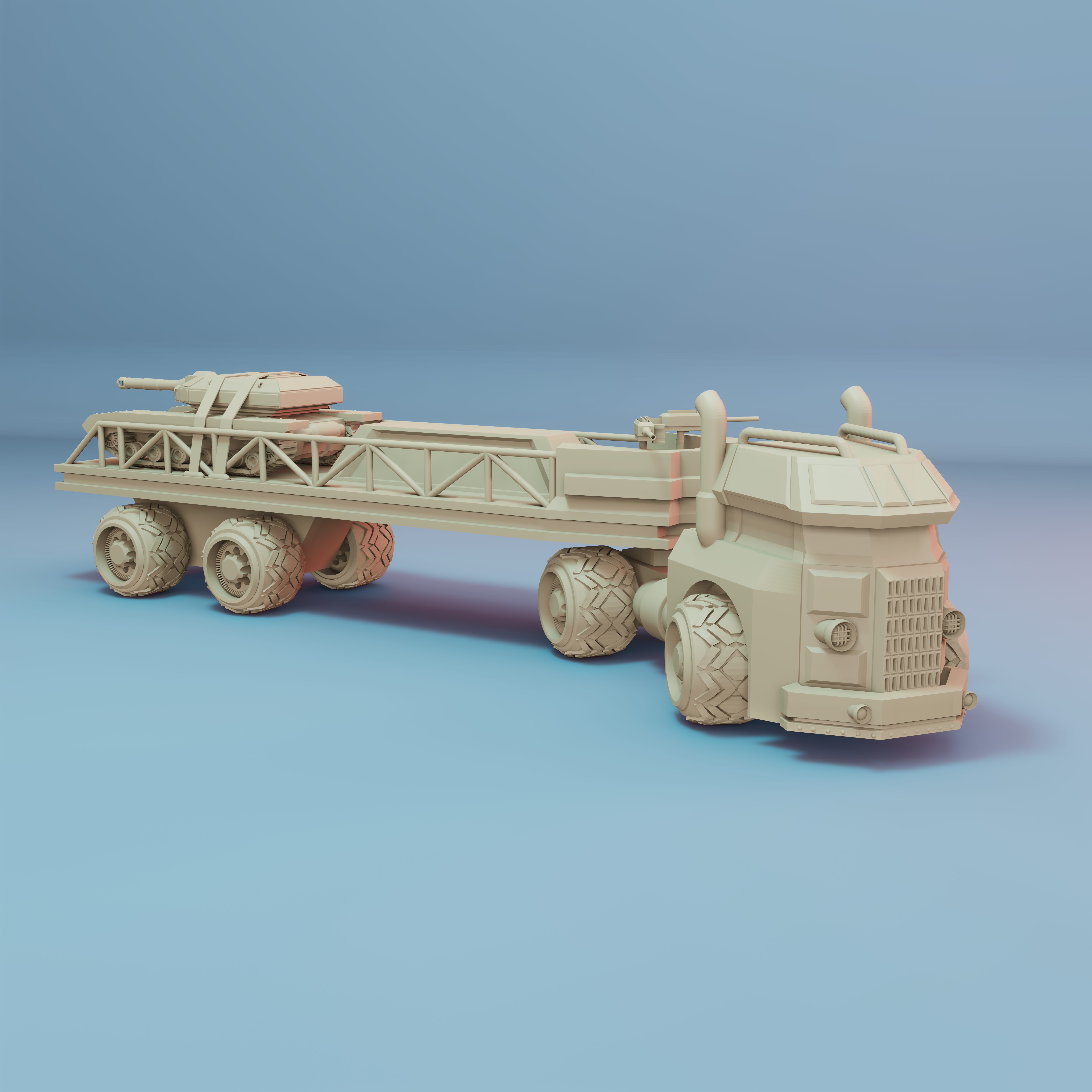 Armored Semi-Truck