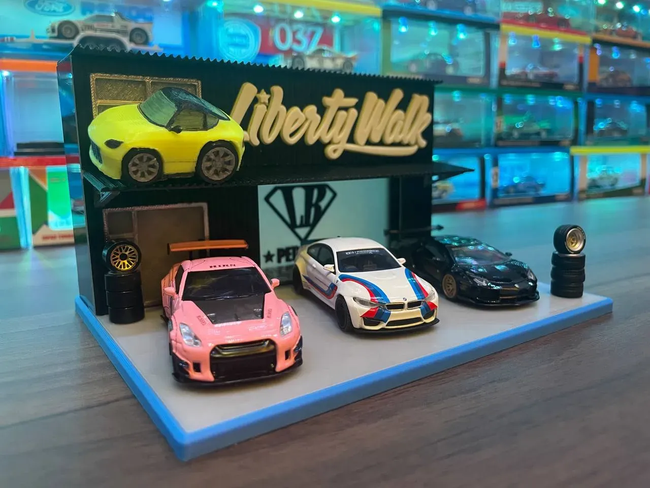 Triple 1/64 Liberty Walk Garage Display by GigaPenguin | Download