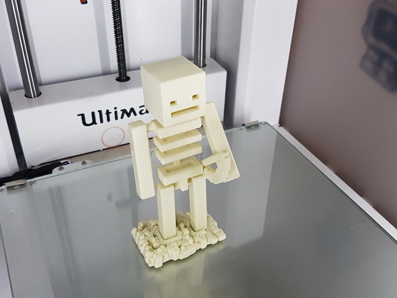 Minecraft skeleton with bow