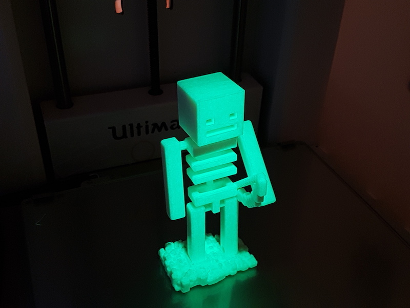Miniatura 3 do modelo 3D Minecraft skeleton with bow