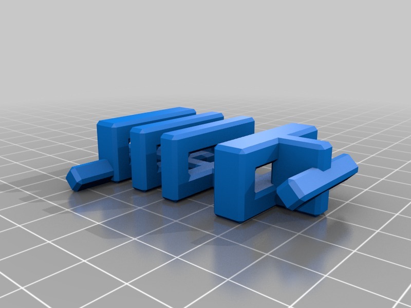 Miniatura 4 do modelo 3D Minecraft skeleton with bow