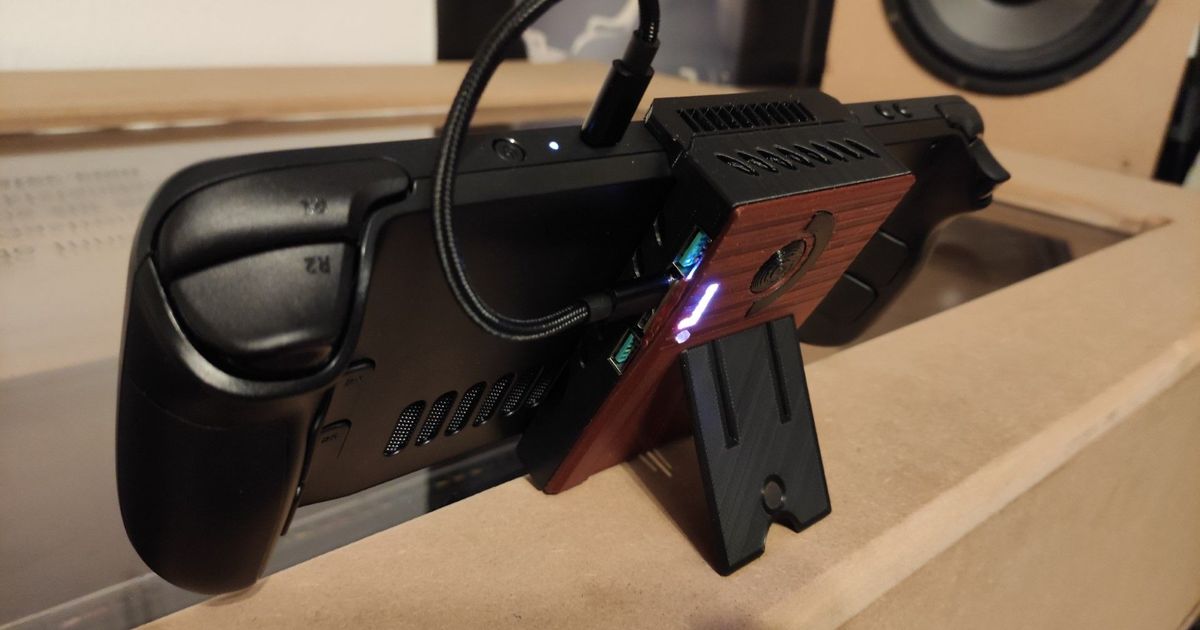 Steam Deck POWERpACK slim LIPO by LWC Download free STL model