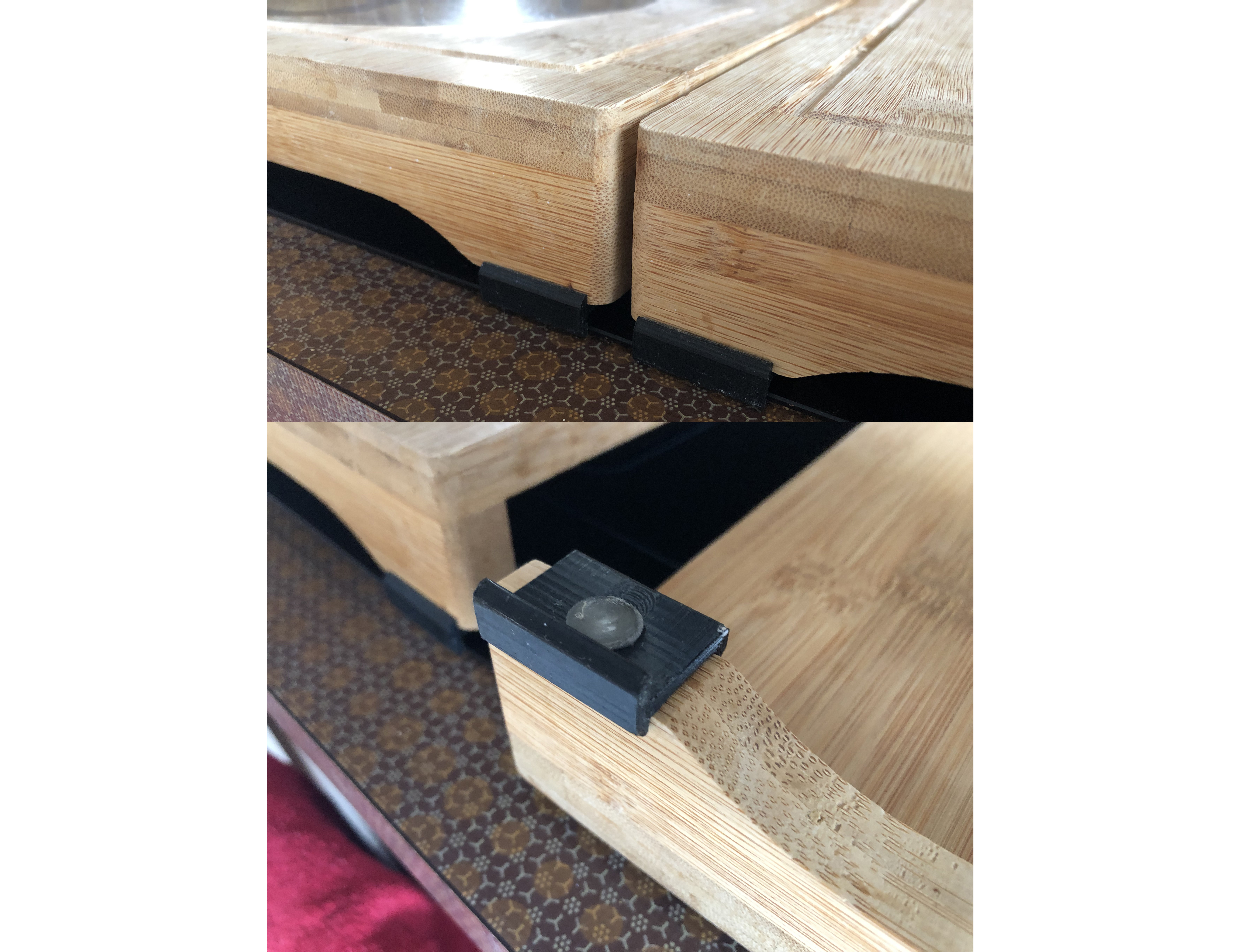 Feet for induction plate protection