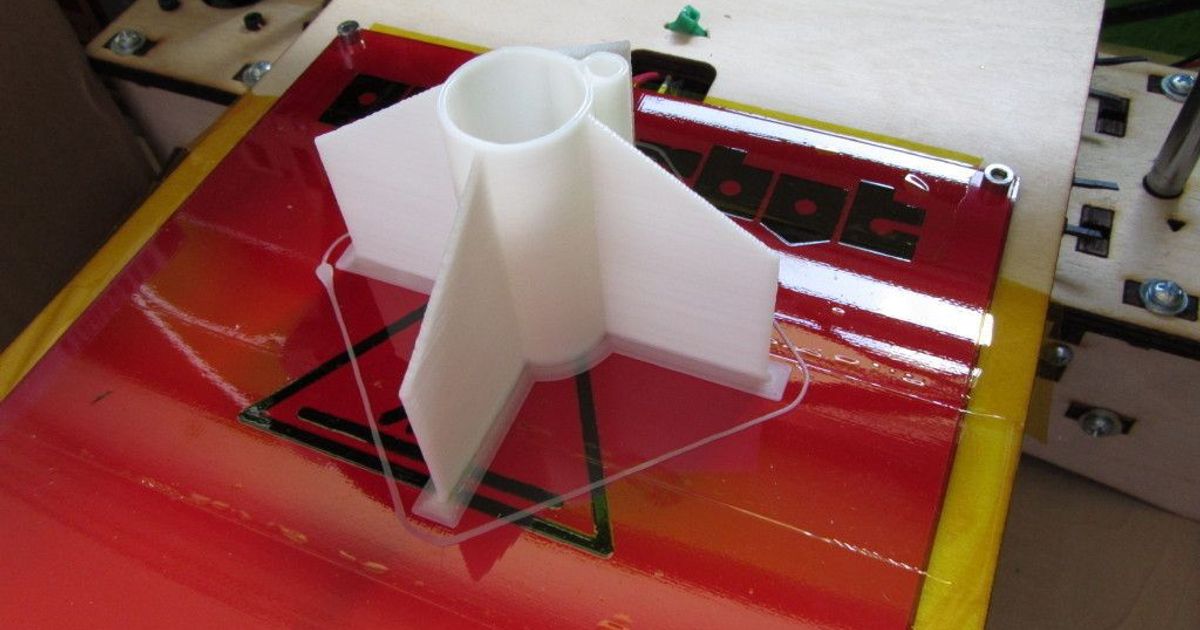 Parametric model rocket tail fins by lpaelke Download free STL model