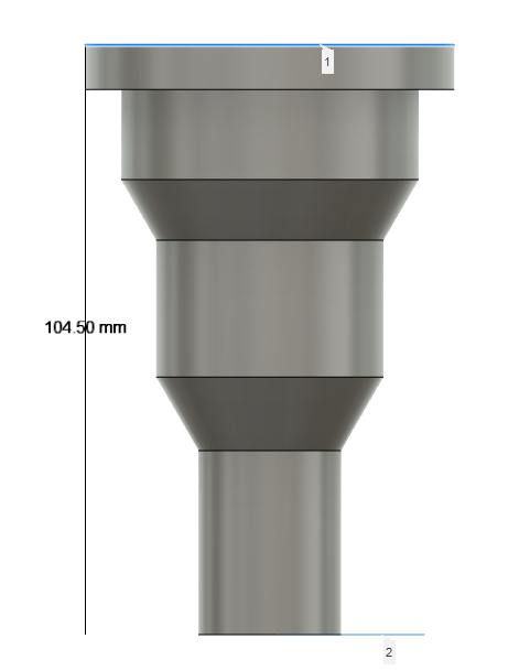 Miniatura 4 do modelo 3D Microscope Objective Adapter