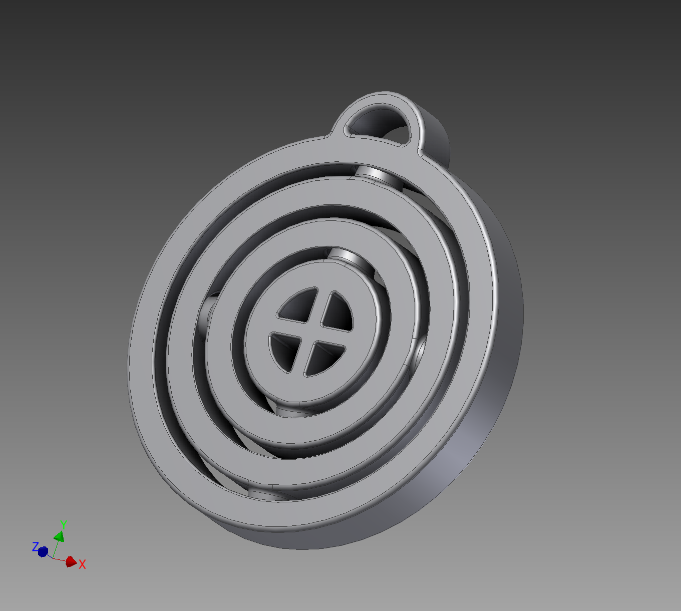 GYRO SPINNER KEYCHAIN (90 DEGREE OFFSET) by biketiger Download free