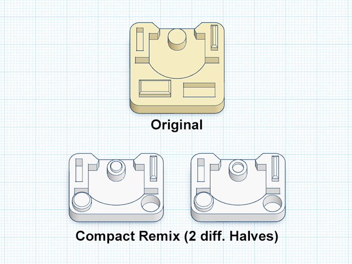 Miniatura 2 do modelo 3D Fidget Toggle Switch Compact Remix