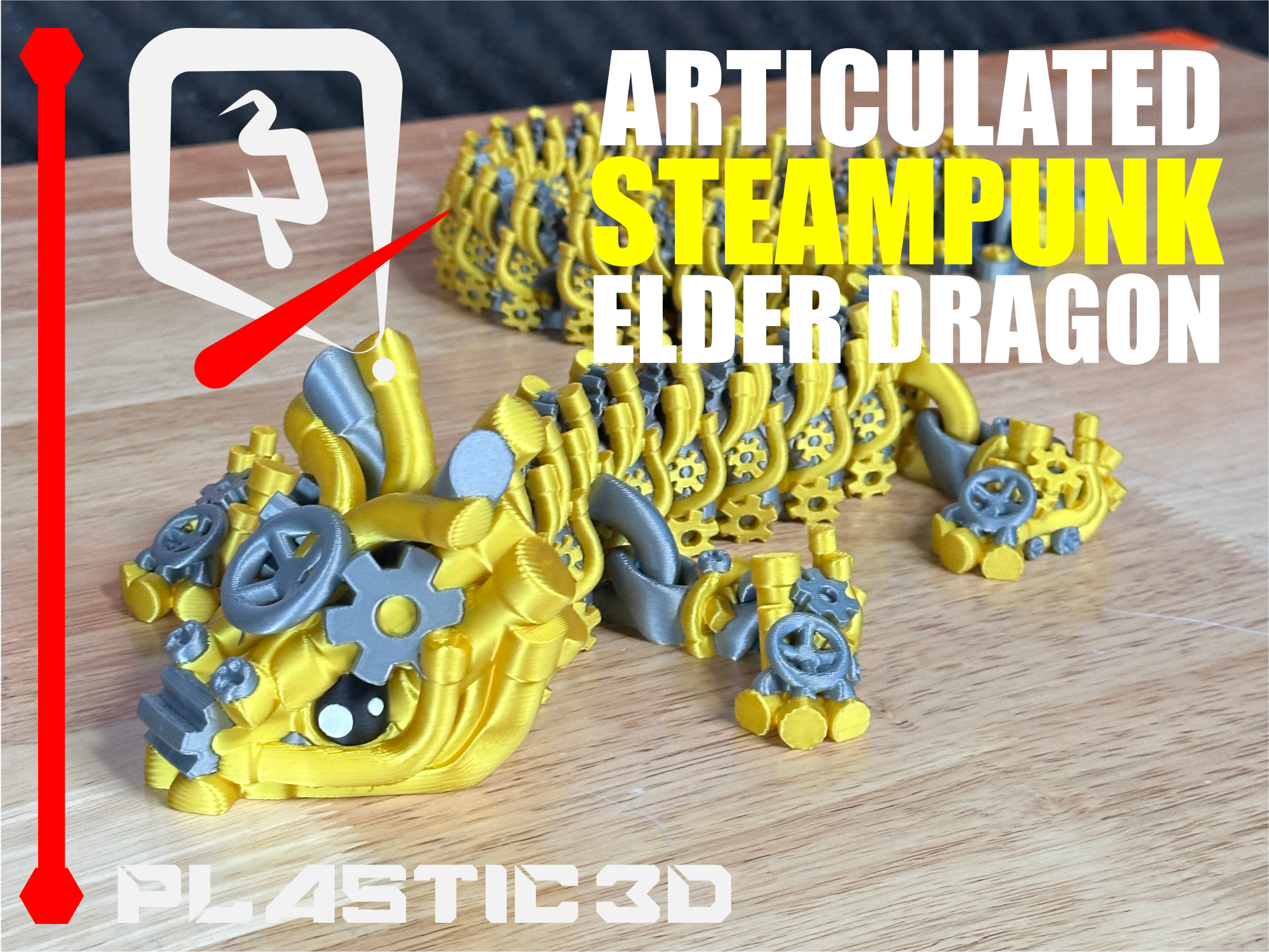 Steampunk Dragon Elder — The Seamless Clockwork Legend — thumbnail 2