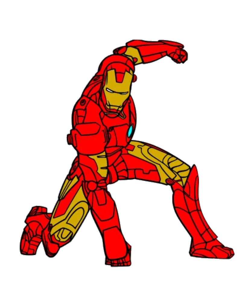 Iron Man 2D By Mc2_project3d Download Free STL Model