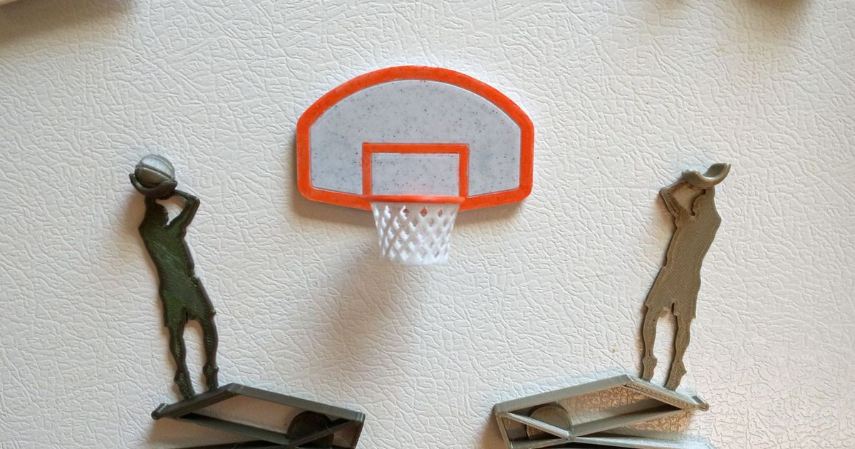 Fridge Basketball Action Set by LoboCNC Download free STL