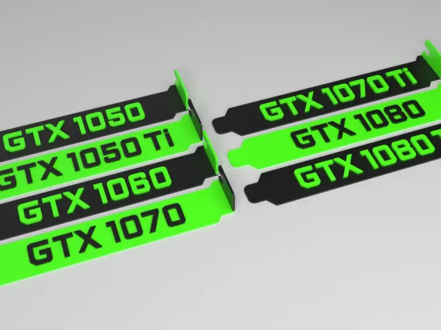 Nvidia GeForce GTX 1000 Series PCI/PCI-E Slot Covers