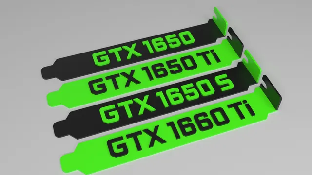 Nvidia GeForce GTX 1600 Series PCI/PCI-E Slot Covers