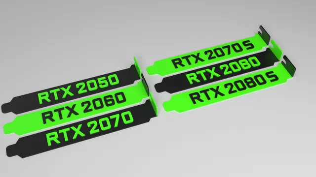 Nvidia GeForce RTX 2000 Series PCI/PCI-E Slot Covers