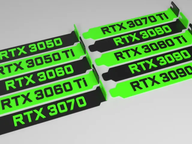 Nvidia GeForce RTX 3000 Series PCI/PCI-E Slot Covers