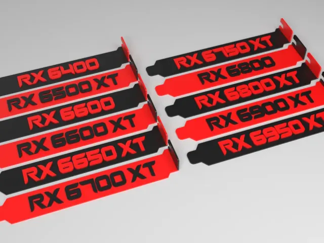 AMD Radeon RX 6000 Series PCI/PCI-E Slot Covers