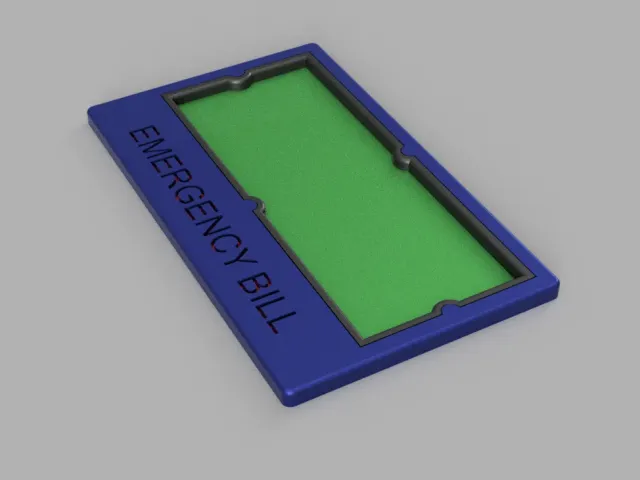 Emergency Dollar Fridge Magnet