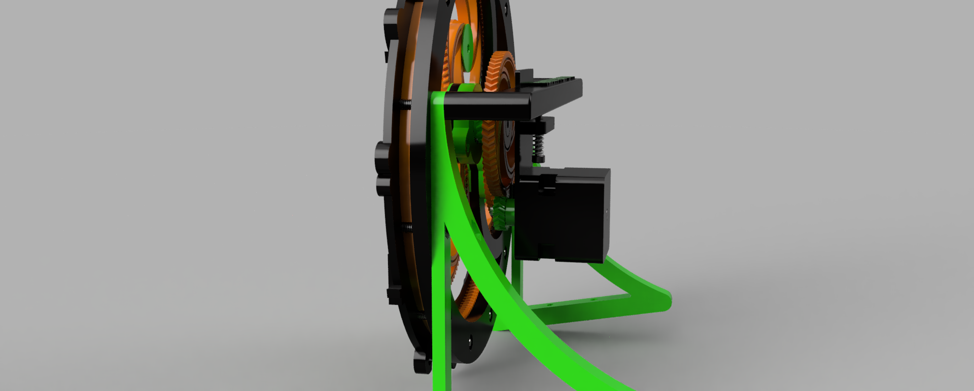 Miniatura 2 do modelo 3D Planetary gear clock - Self adjusting