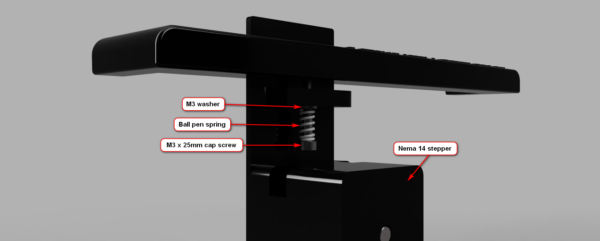 Miniatura 21 do modelo 3D Planetary gear clock - Self adjusting