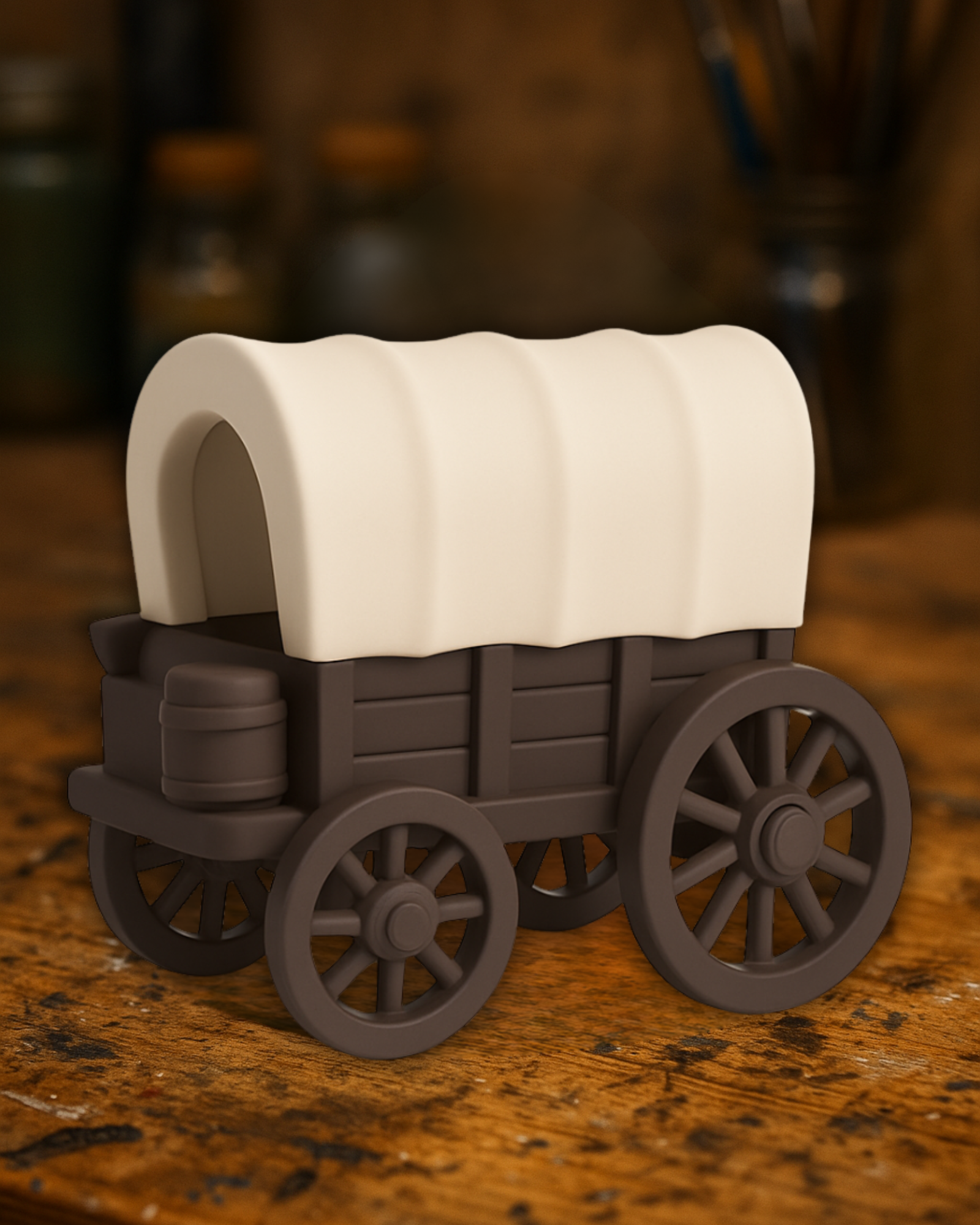 Covered Wagon - Western Cart Model