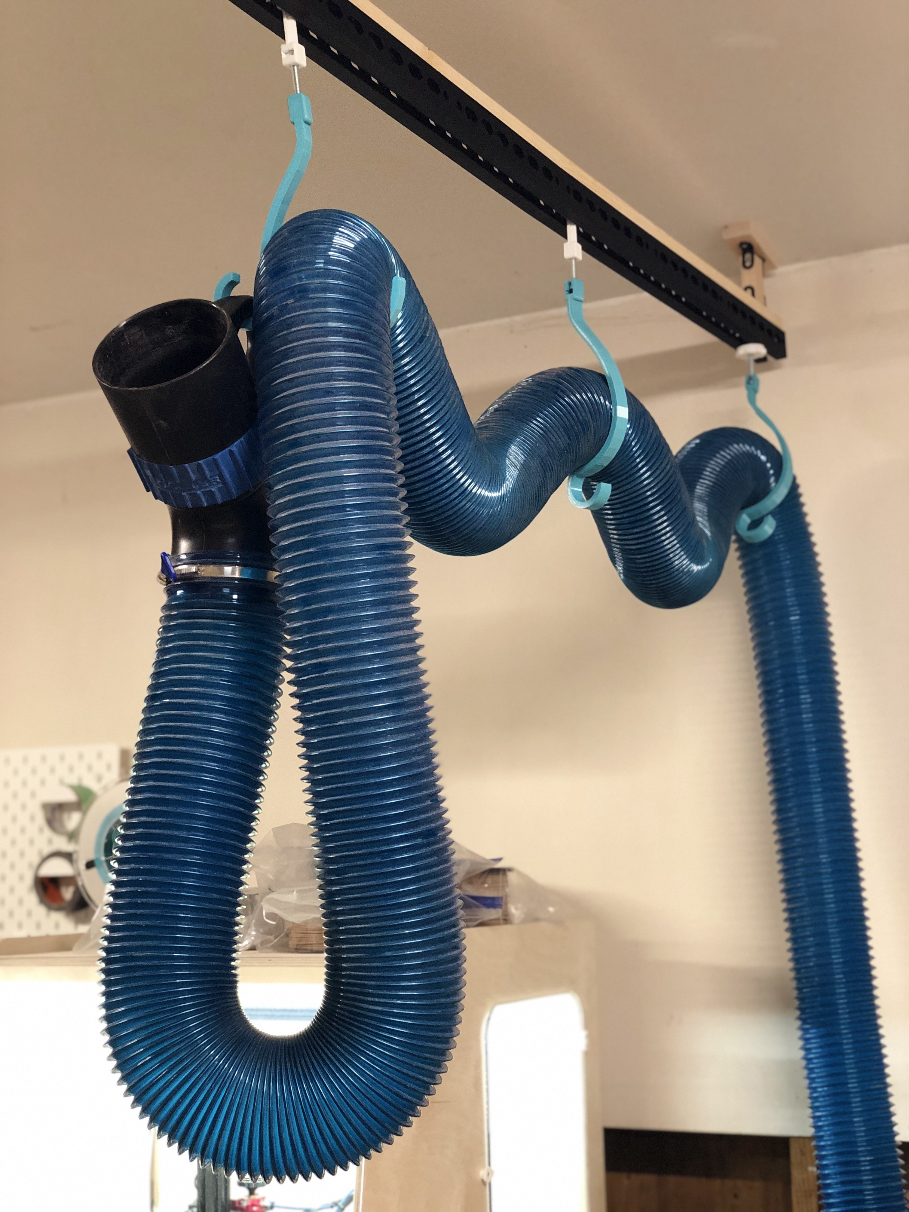 Ring Hooks for Rockler Ceiling Track System