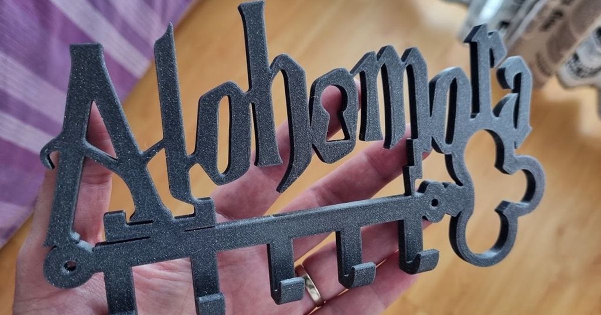 Alohomora keychain holder by Qualith Download free STL model Printables