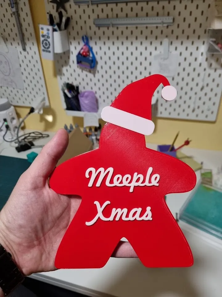 Mupple Meeple Indeed Wooden Ornament Magnet