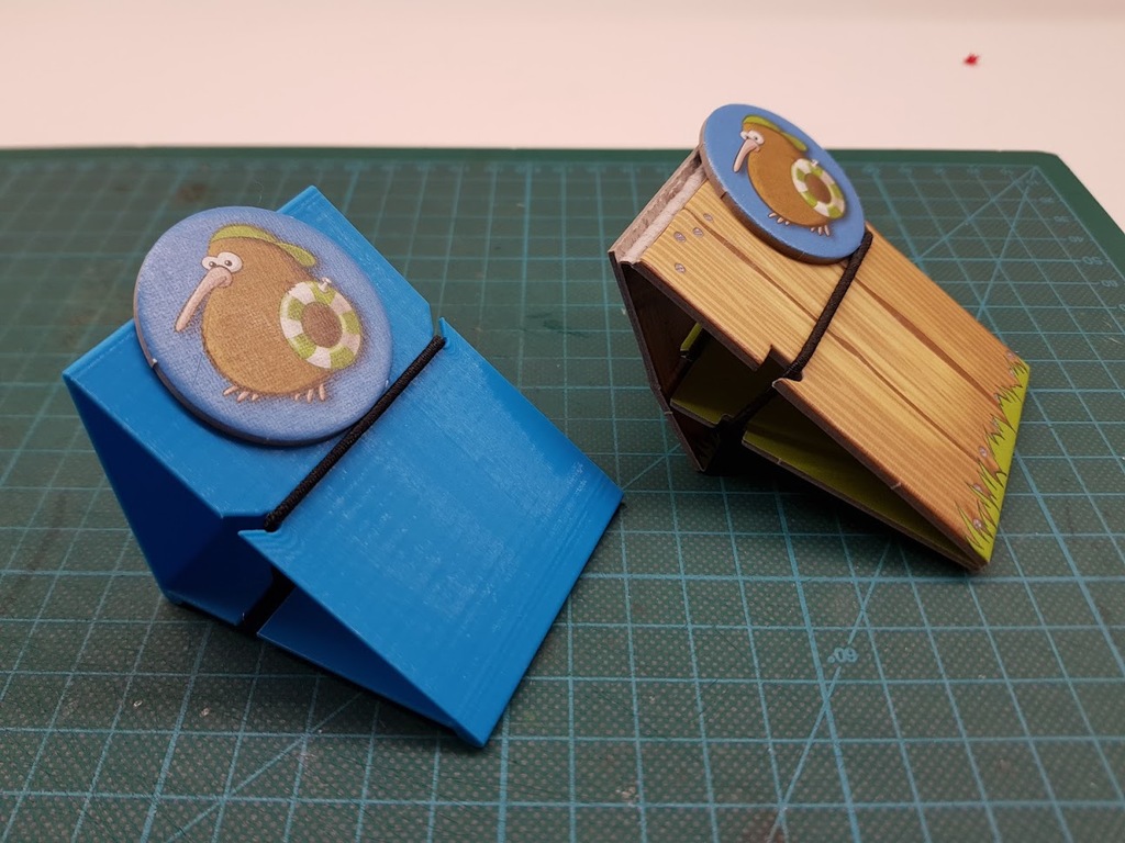 Flying kiwis catapult