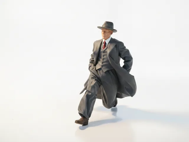 Stride Walking Figure Male Character 3D Printable