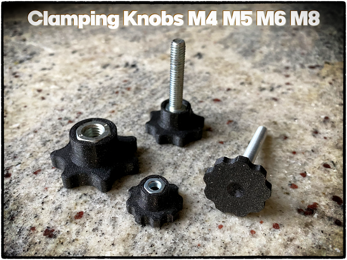 Metric Clamping Knobs M4 M5 M6 M8