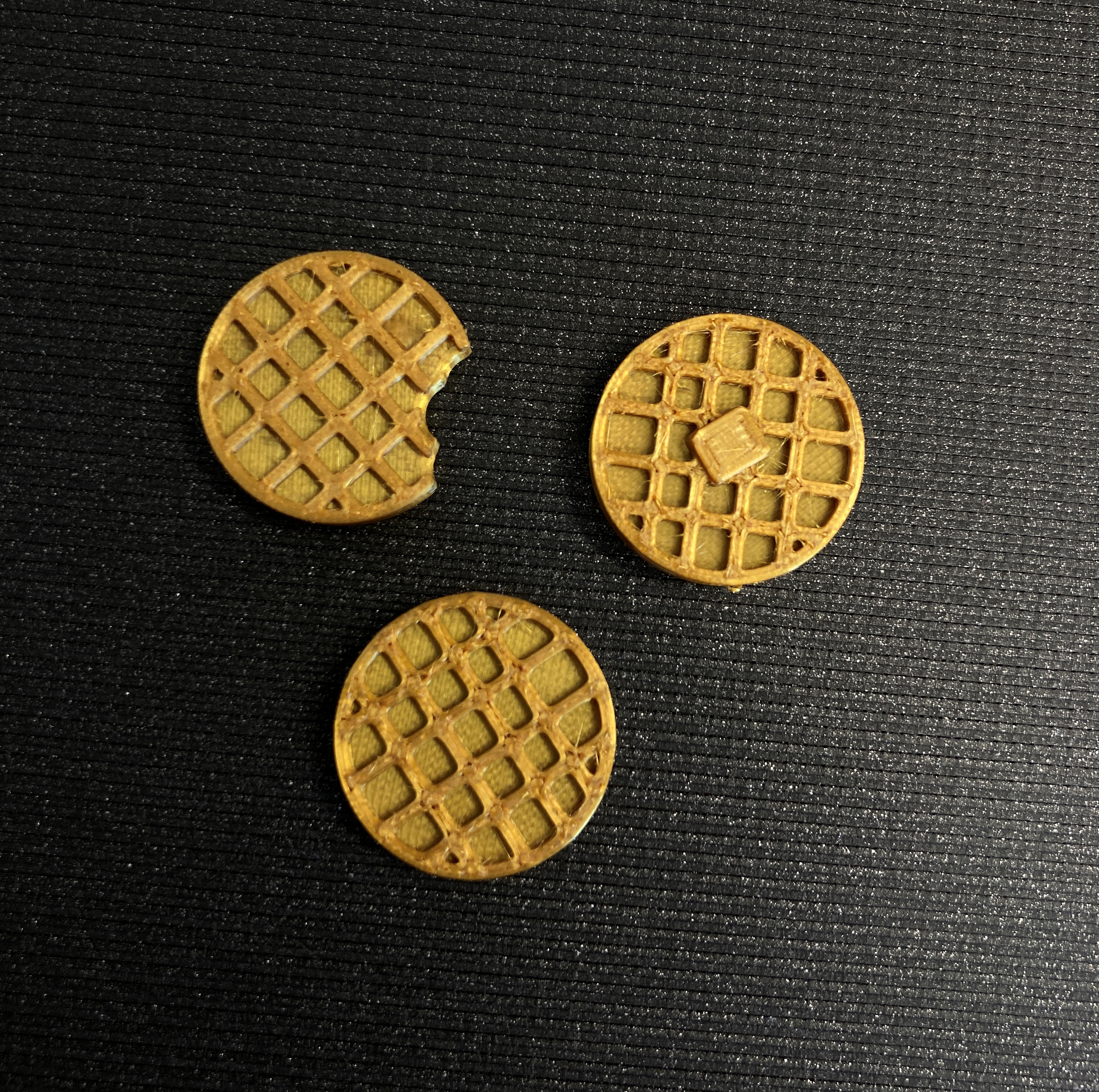 Waffle fridge magnets
