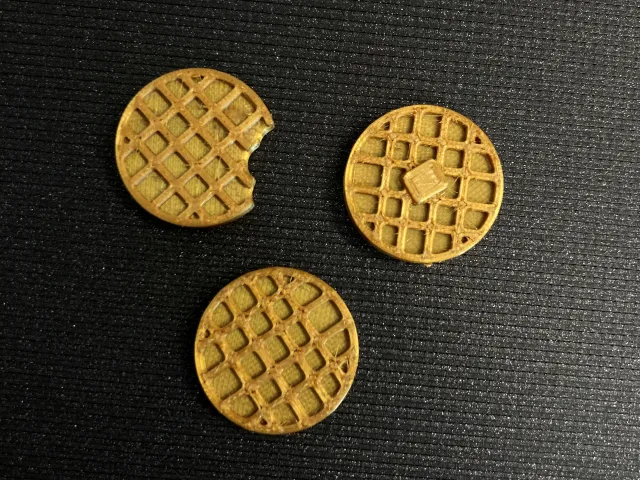Waffle fridge magnets