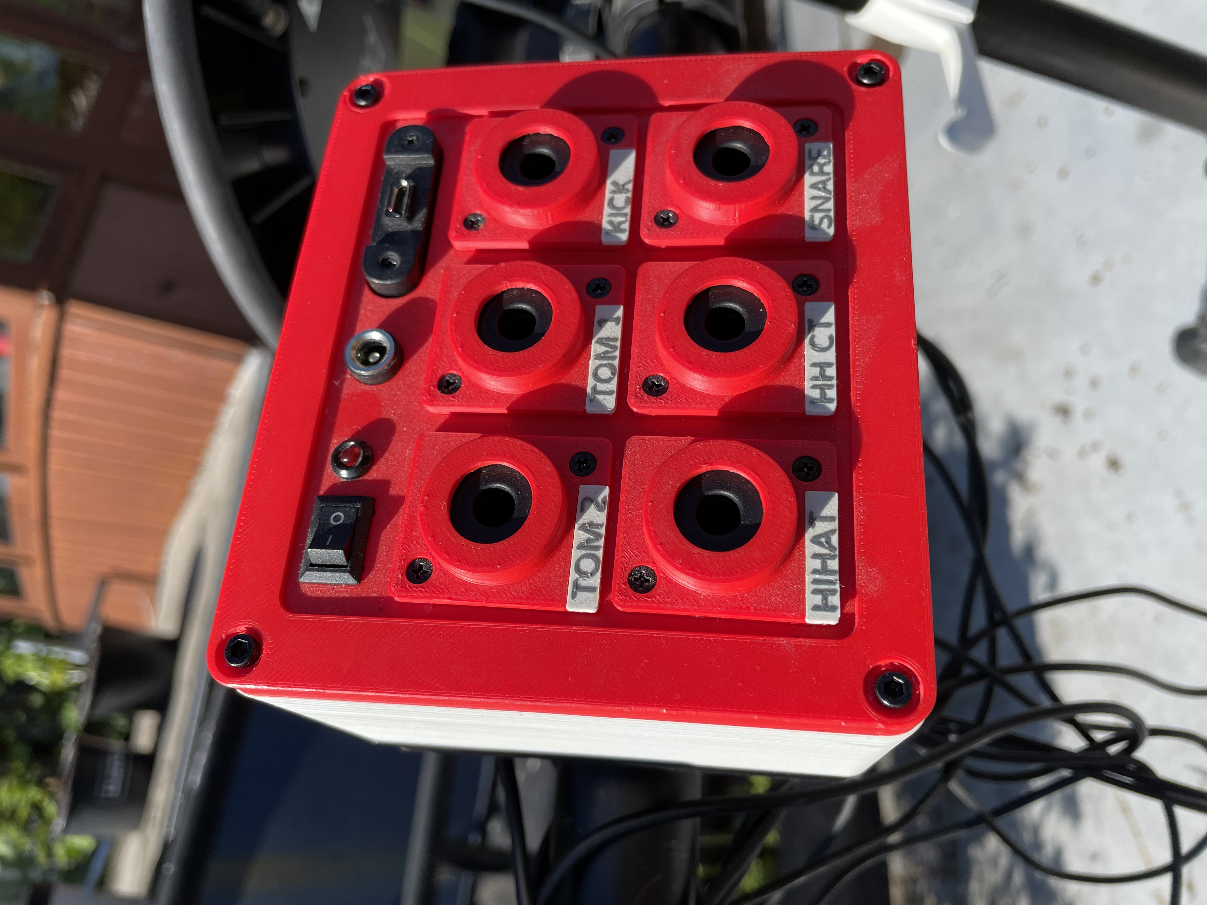 Miniatura 2 do modelo 3D ESP32 MIDI drum module