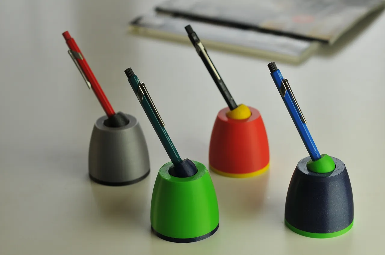 Fixpencil rotary sharpener by franpoli, Download free STL model