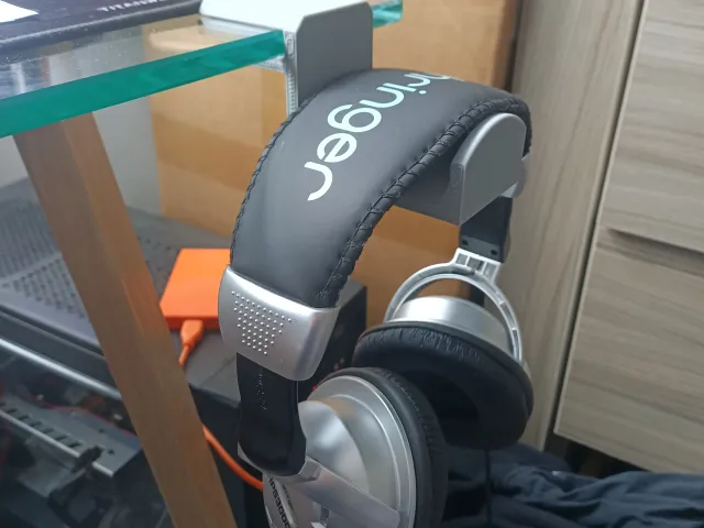 Headphone Holder for 10mm Thick Desk