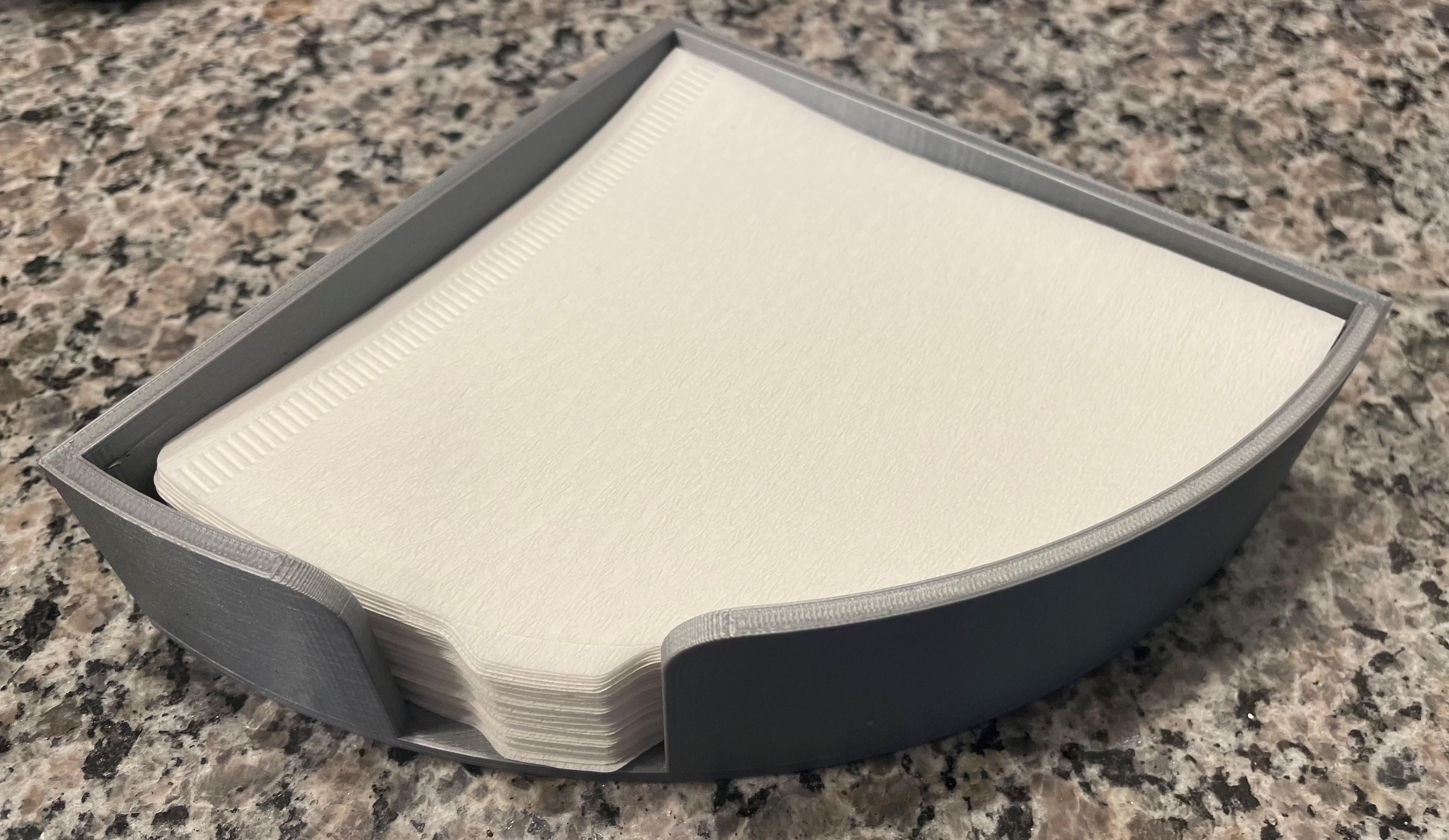 Hario V60 02 Filter Horizontal Holder By McD5 Download Free STL Model hario-v60-02-filter-horizontal-holder-by-mcd5-download-free-stl-model