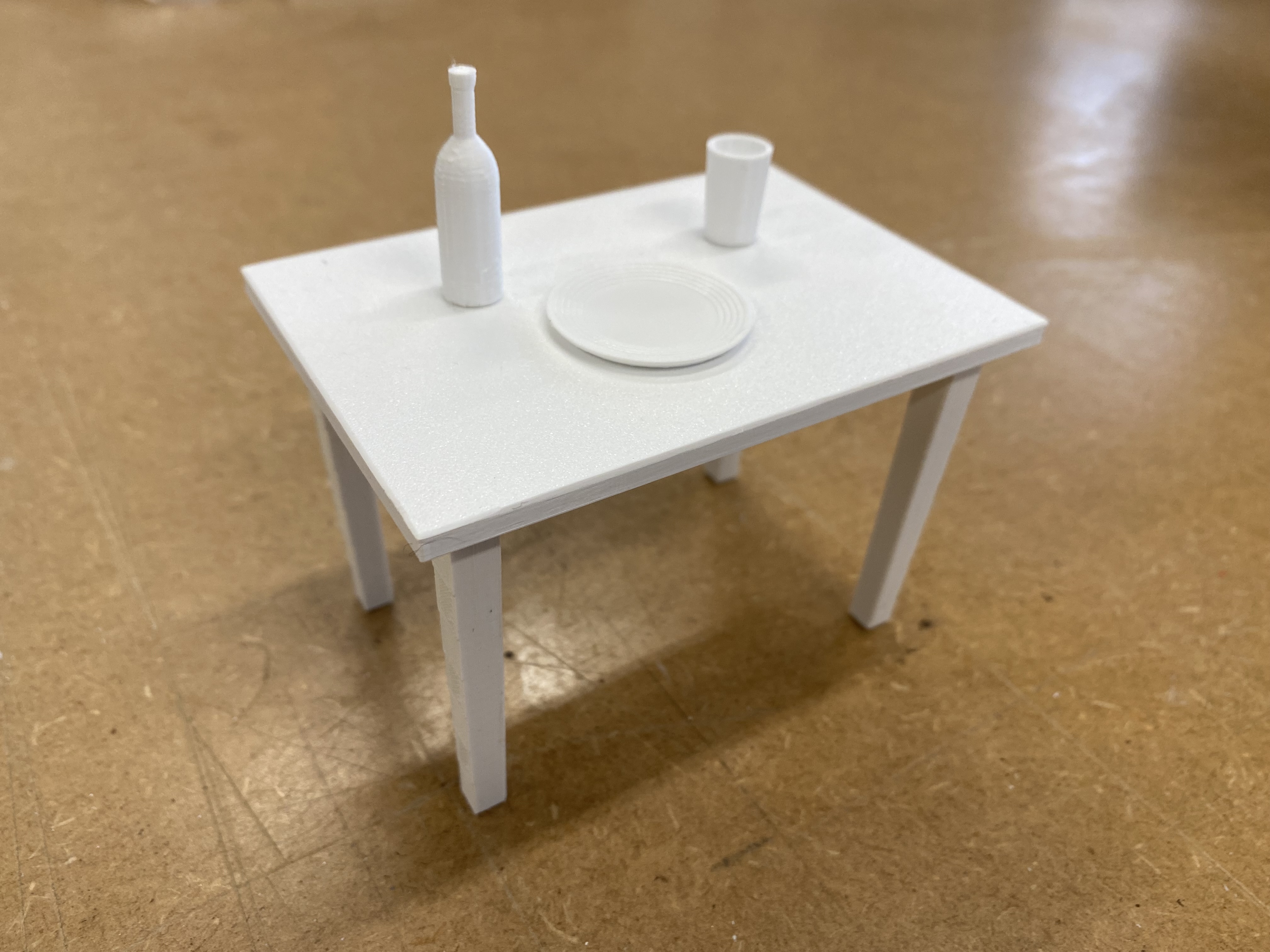 Miniature Flipping Table