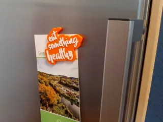 Refrigerator Magnet with recovered hard drive magnet