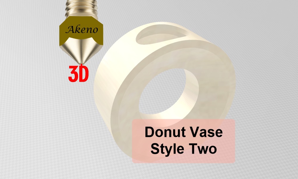 Vase in the style of a donut / Style Two by Akeno Download free STL