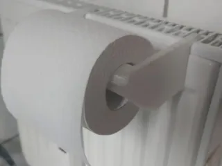 bijstand Rusteloos beginsel Toilet paper holder for radiator by Masky | Download free STL model |  Printables.com
